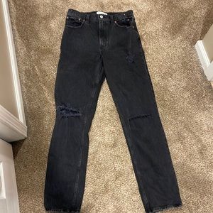 Abercrombie 90’s high rise straight leg jeans